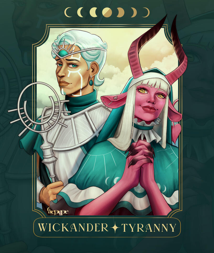 Wickander &amp; Tyranny (Critical Role fan art)