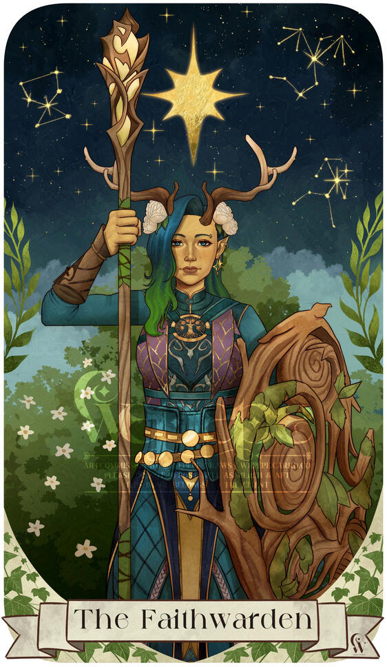Slyvara - Star Tarot (bg3 fan art)