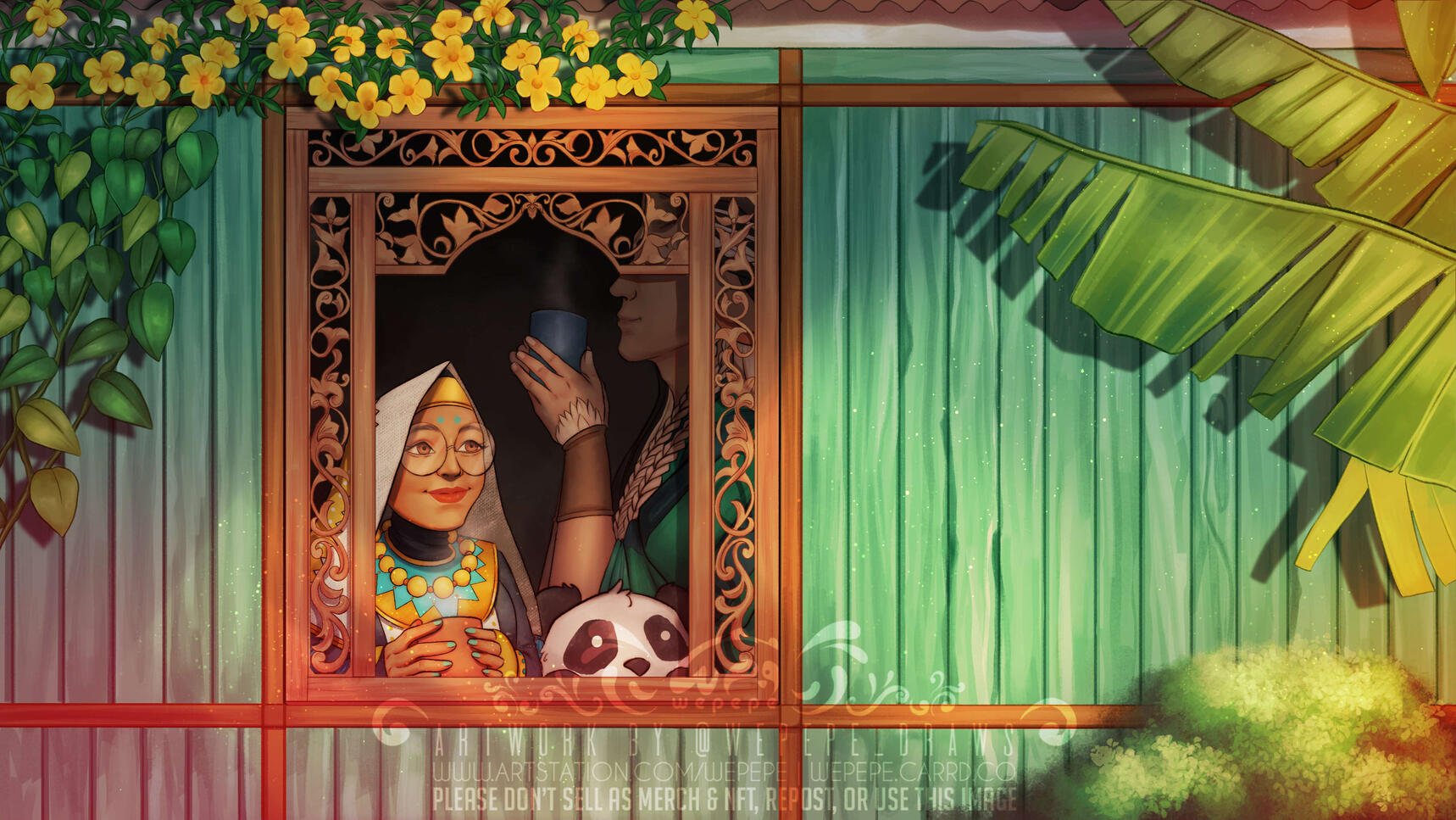 Afternoon Tea (original art)