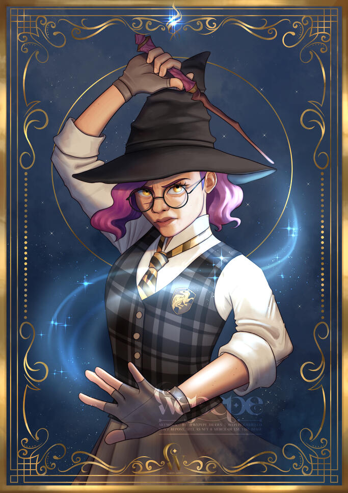Aster Astarina (Hogwarts Legacy MC fan art)