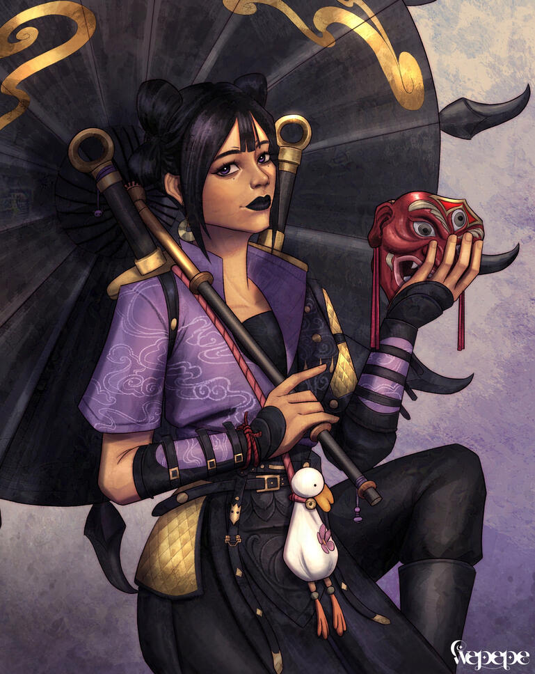 Meiranzi (where winds meet fan art)