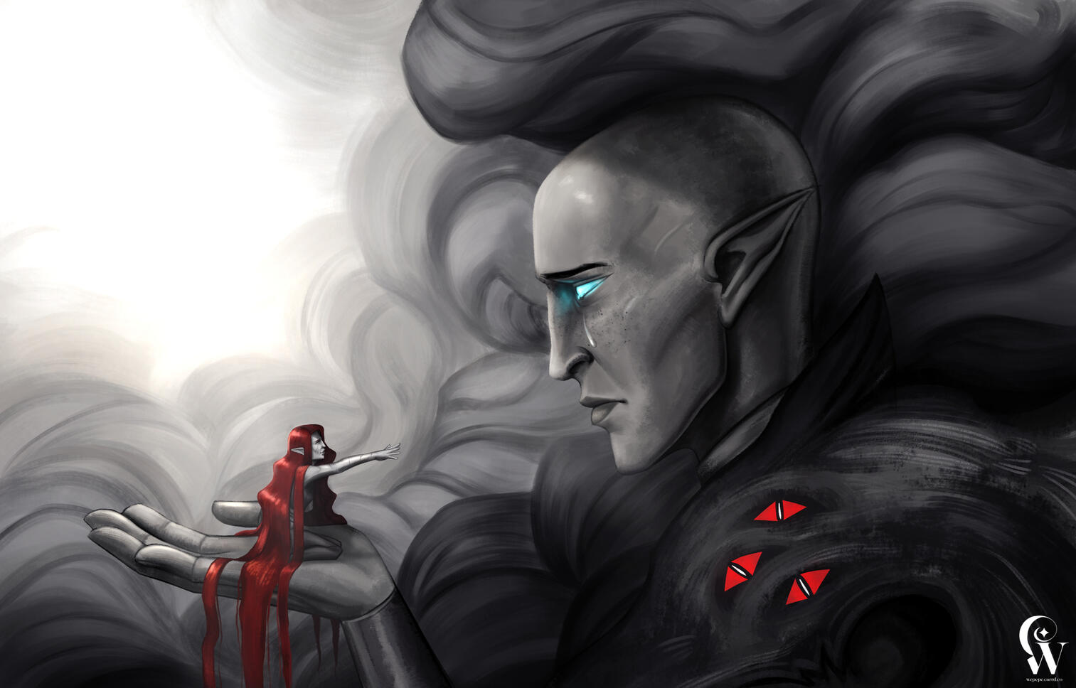 Regret of a God (dragon age fan art)