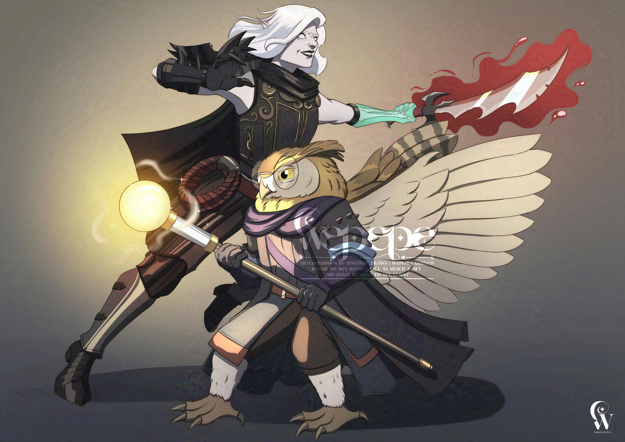 Kyria and Frey [art commission]