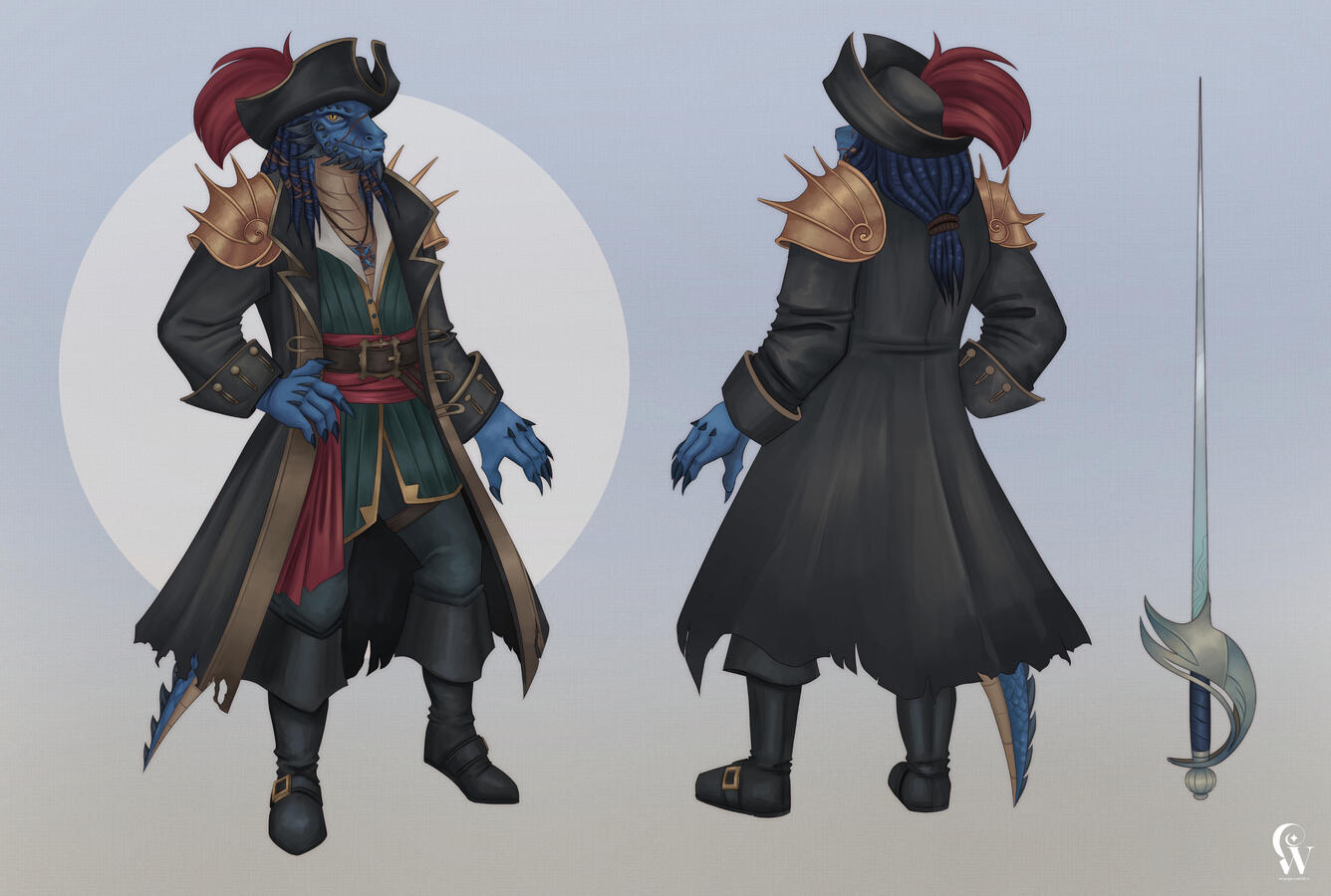 Captain Henry Bluestone (commission)