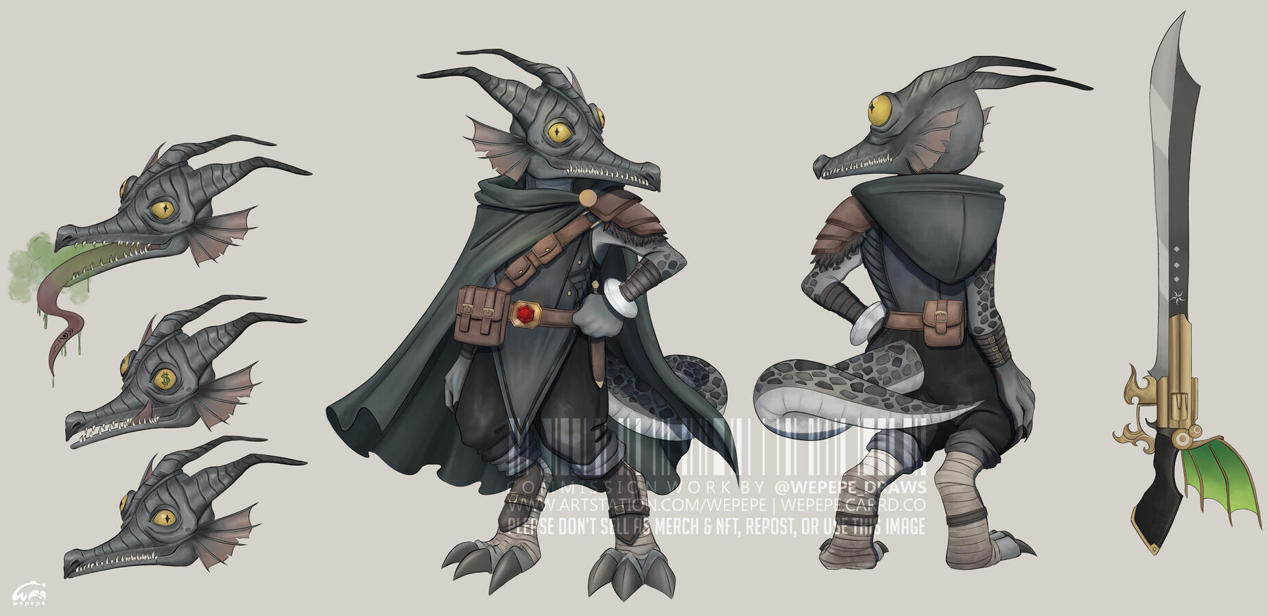 Kripkie the kobold thief (commission)