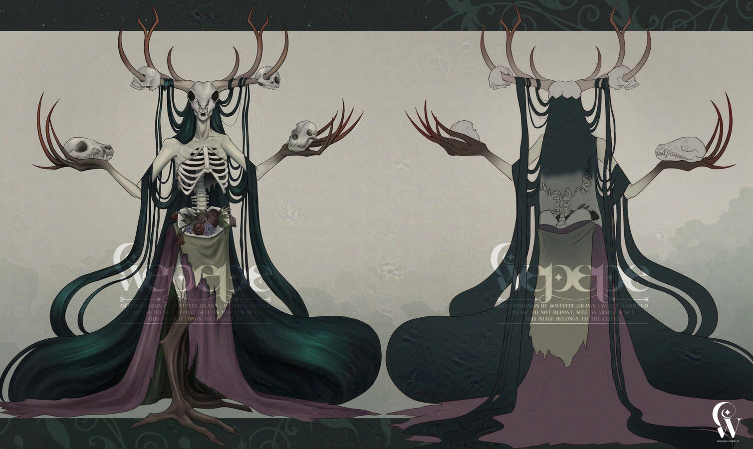 Deonne - Goddess of Wild Death (commission)